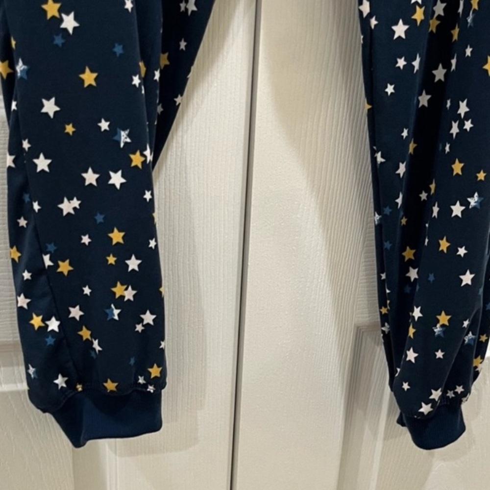 Secret Treasures 1/4 Button Henley & Jogger Stars PJ Set Like New Sz 16/18 XL/1x - Picture 6 of 7